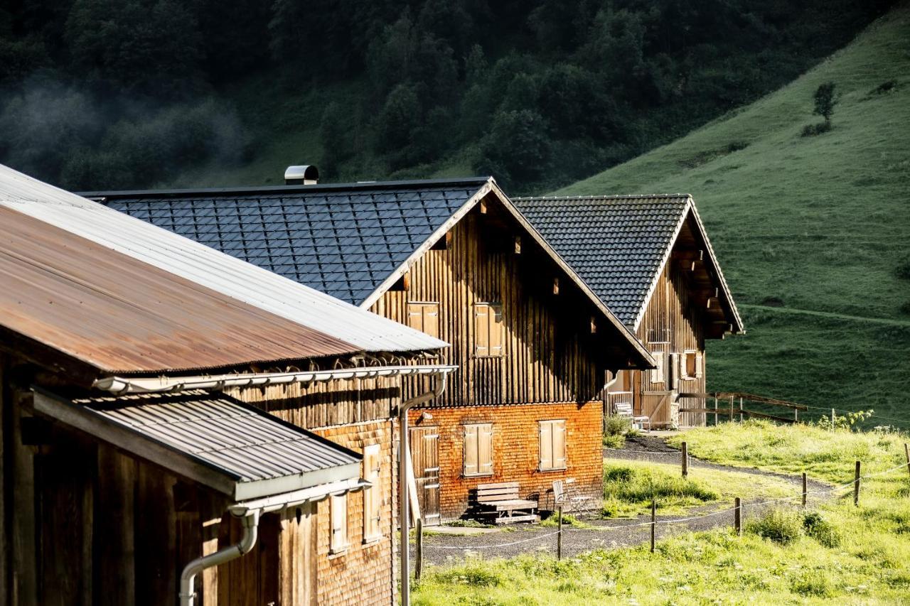 BOUTIQUEHOTEL das edelweiss Schoppernau Exterior foto